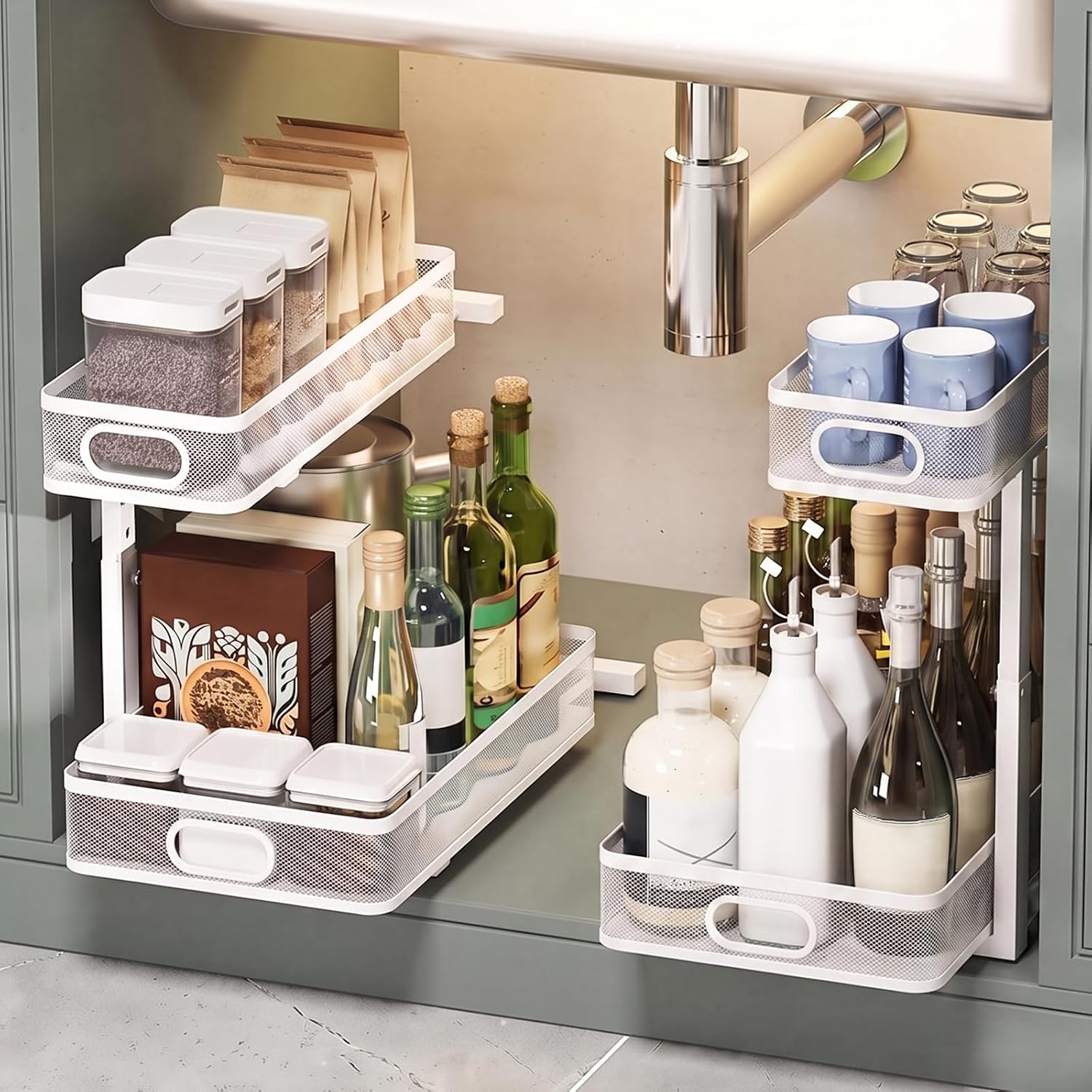 Sliding Cabinet Organisers
